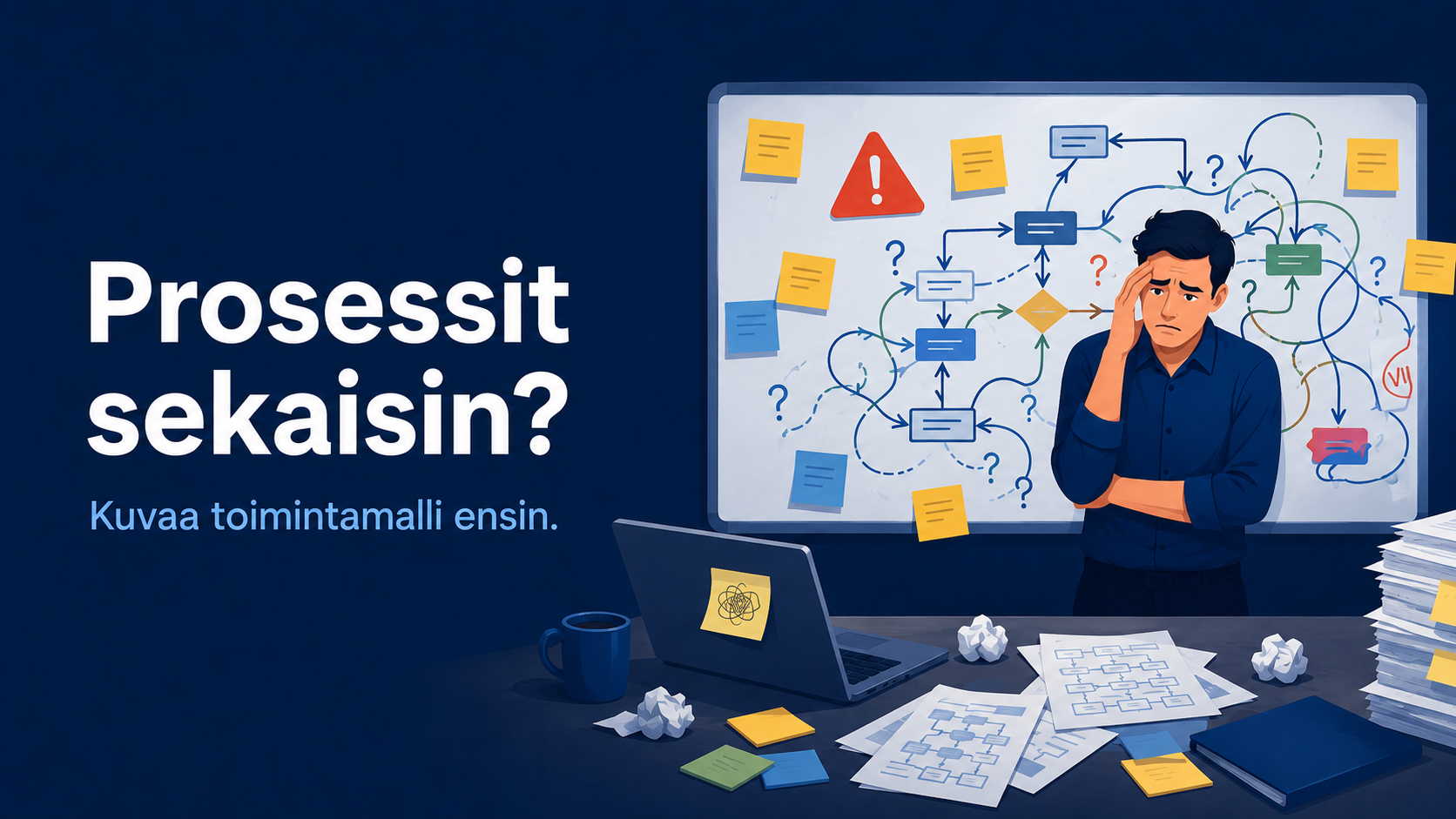 Prosessikuvaus tekee toiminnasta näkyvää – ja luo pohjan onnistuneelle järjestelmähankinnalle